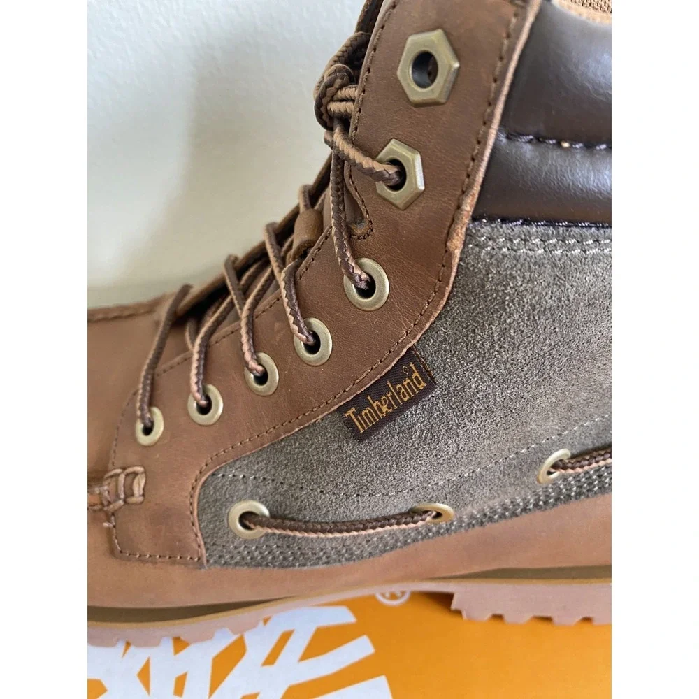 Timberland Oakwell Mid Lace TB0A6FJ6EM5 Mens 11 M Brown Nubuck Waterproof Boots